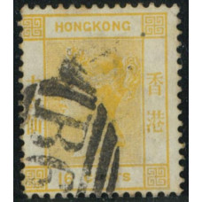 CN0083 Hong Kong 1877 QV 16c FIne used